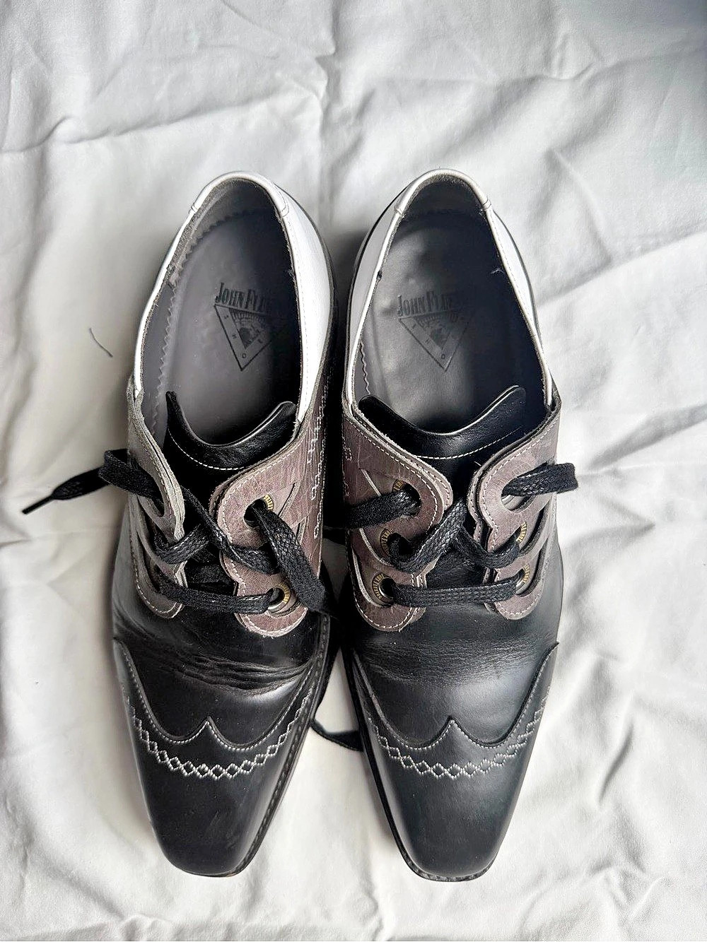 John Fluevog Leather Wingtip Dress Shoes